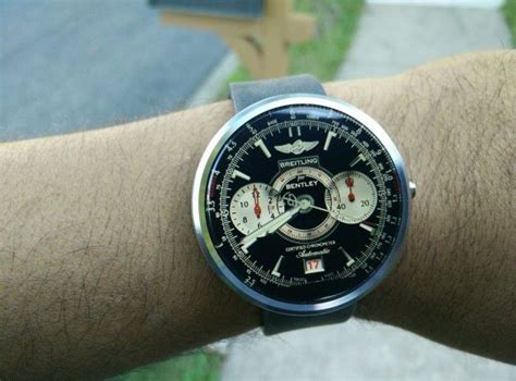 MOTO 360 WITH BREITLING WATCH FACE 